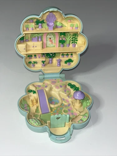 1990 Polly Pocket Vintage Midge's Flower Shop Compact Bluebird Toys