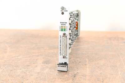 Studer Mic/Line In Card for D21m Modular I/O System CG01HET