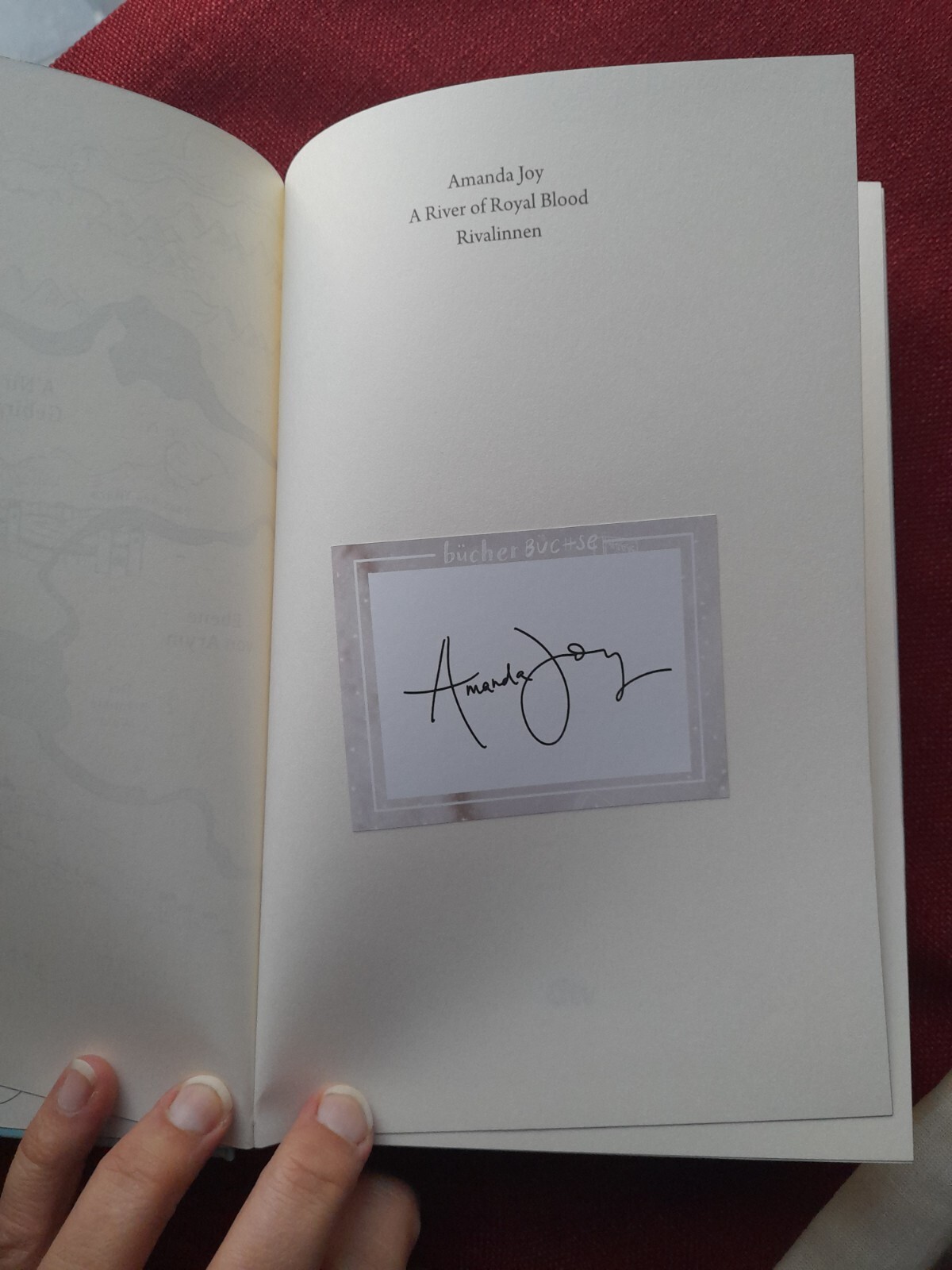 Thumbnail - A River Of Royal Blood - Amanda Joy, Signiert, Farbschnitt Der
