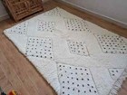 White Beni Ourain Rug 4'5x6'8 ft - Handmade rug Berber rug - Wool Rug Moroccan