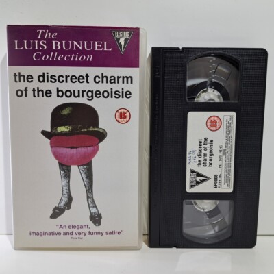 COMEDY VHS TAPE Luis Buñuel's The Discreet Charm of the Bourgeoisie 1972 PAL ZS