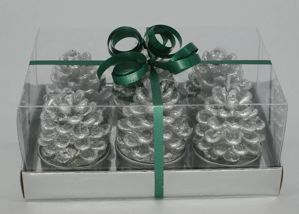 Kaheku Teelichter Voto, Zapfen silber - 1124000897 - Bild 3 von 3