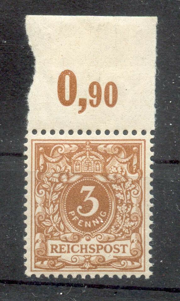 Dr-Krone/Eagle 45c Por Upper Edge, There Folded, Otherwise MNH Mint BPP (G7