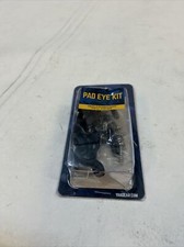 YakGear Pad Eye Kit; 5 Pad Eyes, screws, screw caps fits Kayaks and Canoes