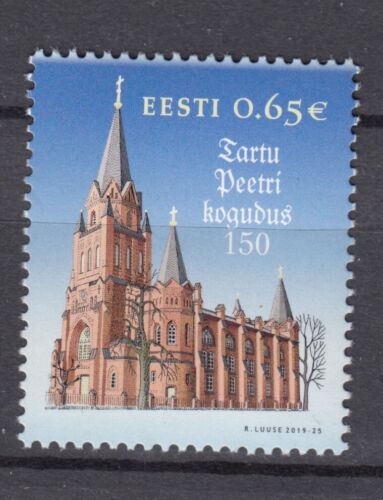 ESTONIA 2019 Church Anniv. Congregation in Tartu MNH(**) Mi 967
