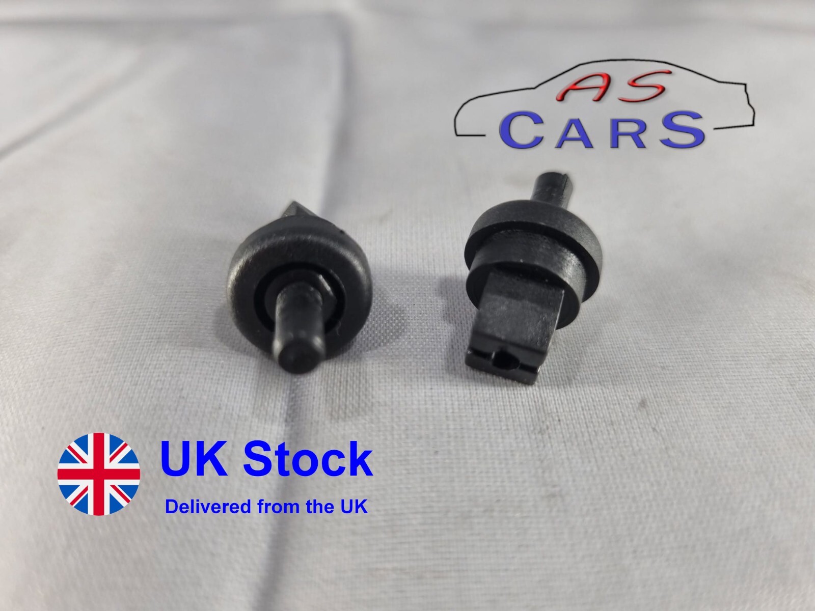 2x Premium Rear Parcel Shelf Clips Hooks Renault Clio Megane Laguna