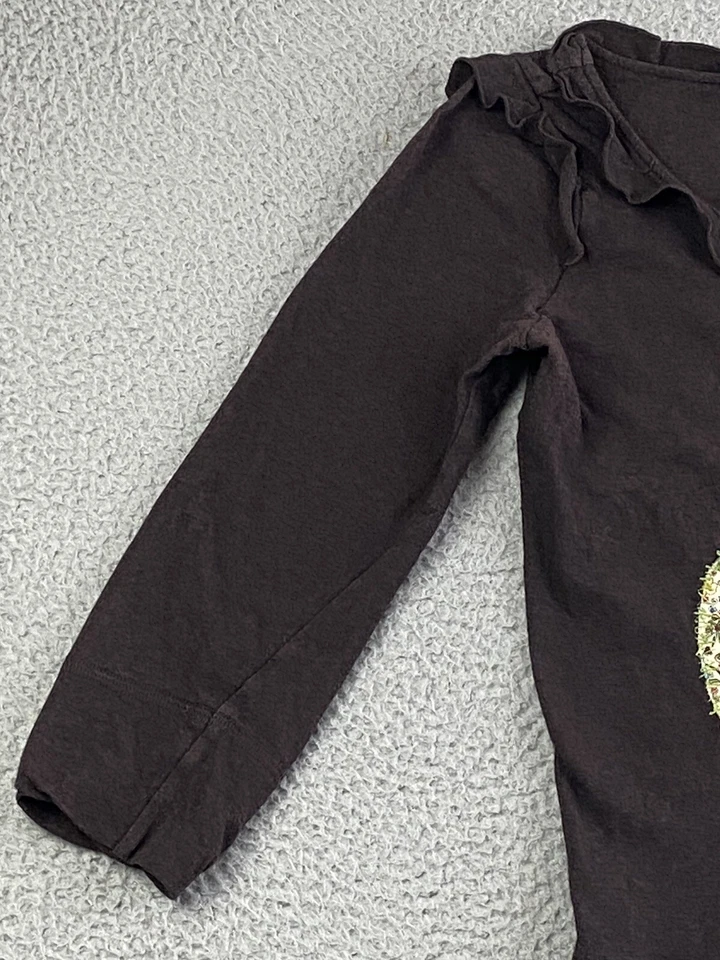 Moschino Barato y Elegante Top Suéter Bordado Apple Art Angora De Colección 80 90 42/8 Foto 2 de 4