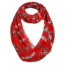 San Francisco 49ers  - NFL Women's Infinity Scarf - foco