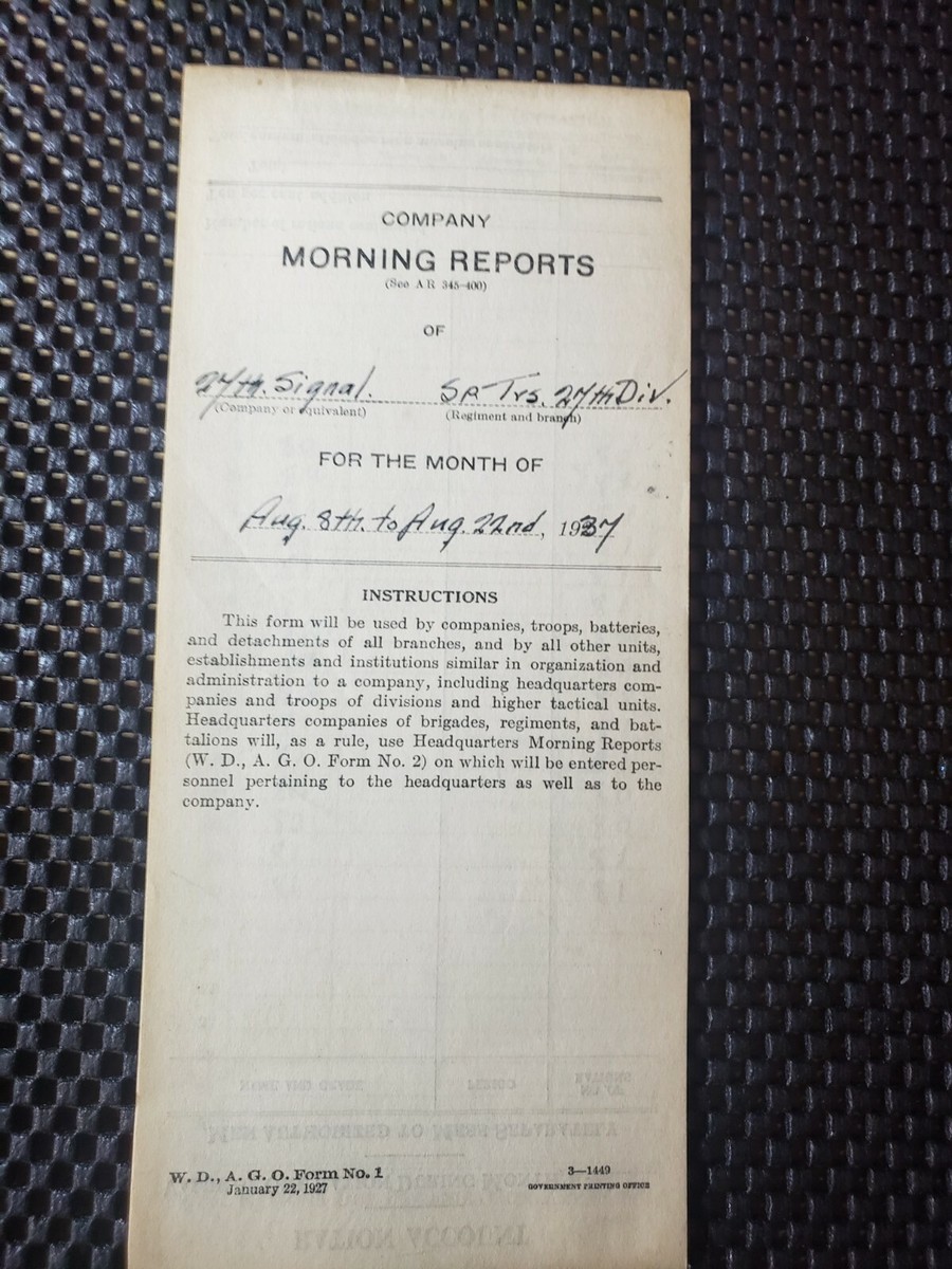 Old Military Documents | eBay Old Military Documents | eBay