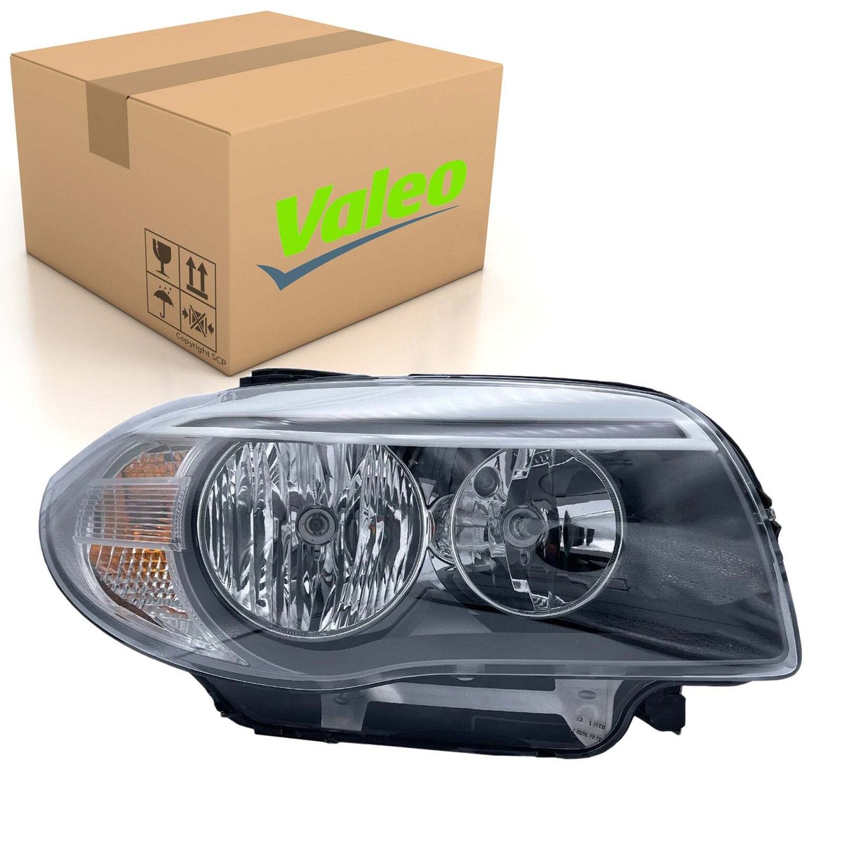 Front Right Headlight Halogen Headlamp Fits BMW 1 Series