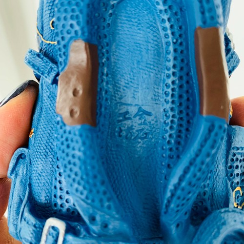 Vintage Ceramic Blue Detailed Backpack Coin Bank - Picture 8 of 9