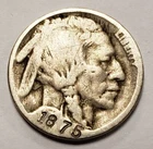 No Date 5c Indian Head Buffalo Nickel - Contemporary Counterstamp 1875 - Y5017