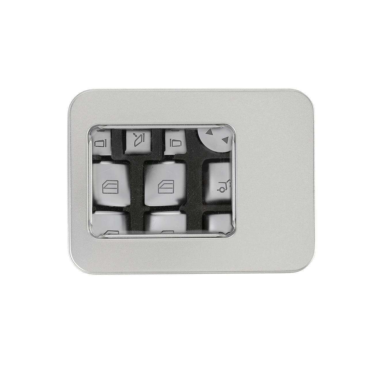 Car Window Glass Lift Button Sticker For Mercedes-Benz C-class GLK CLA GLA ML