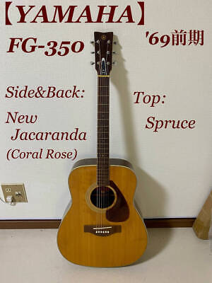 Acoustic Guitar Yamaha FG-350 Red Label 1969 Early Model Acoustic Guitar Yamaha FG-350 Red Label 1969 Early Model