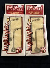 Bachman Ho Scale, Two Modern Streetlights, LOT OF 2