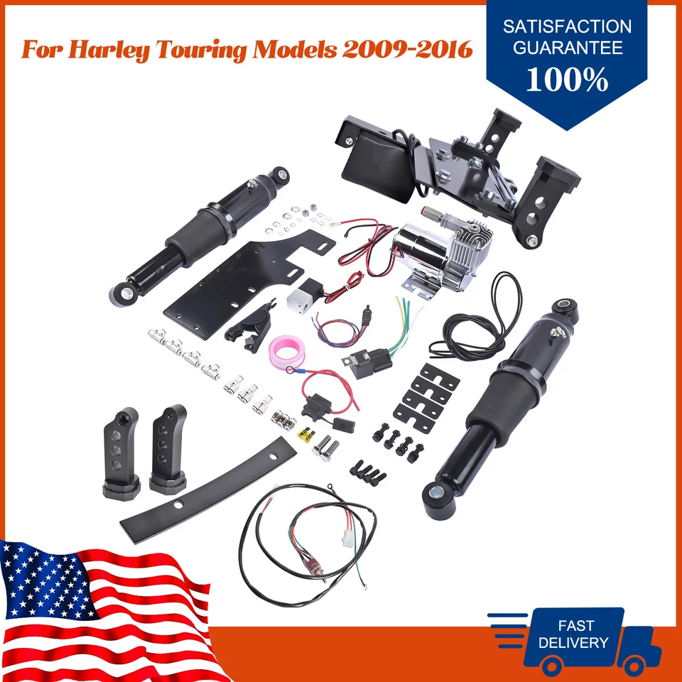 Air Ride Kit Center Stand for Harley-Davidson CVO Street Glide Road King Models - Image 4 of 4