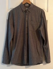 Men’s Frank & Oak The Odessa Gray Button Down size Medium