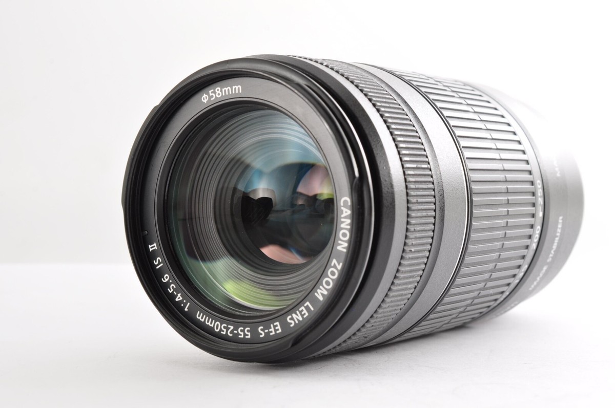 Canon EF-S 55-250mm f/4-5.6 IS II Zoom Lens [Exc+5