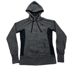 The North Face Hoodie Womens S/P Gray Full Zip Kangaroo Pockets Gorepcore Hike