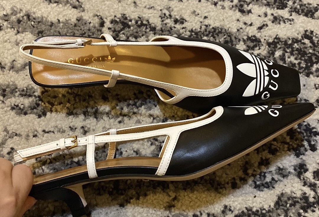 Gucci x Adidas Slingback Pump size 36.5 | eBay