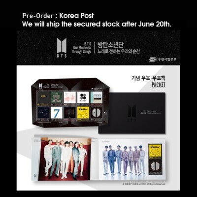 BTS Official 10th Anniversary Commemorative Packet (Stamps+