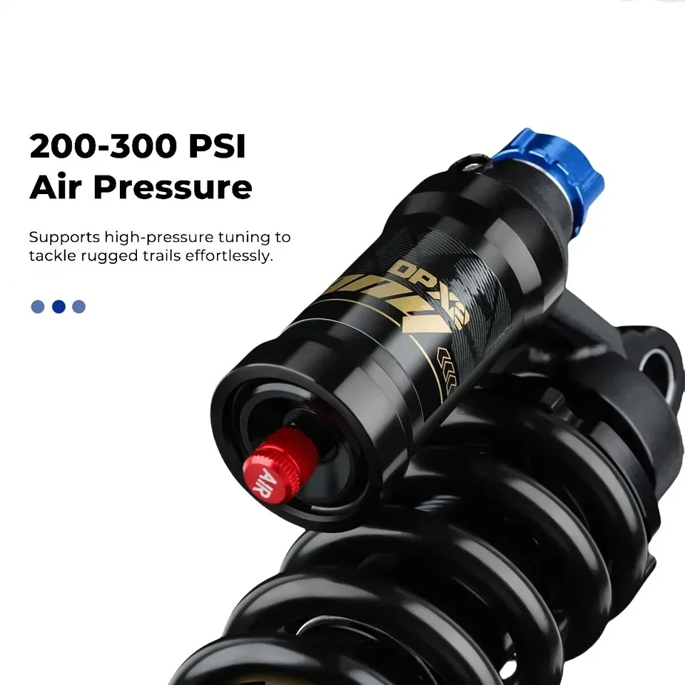 Amortiguador trasero de resorte de suspensión 190/210/230 mm para moto DH MTB Foto 4 de 4