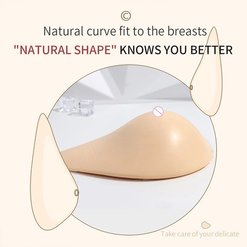 Silicone Breast Form Mastectomy Chest Light Weight Breathable Armpit Resection - Picture 6 of 26