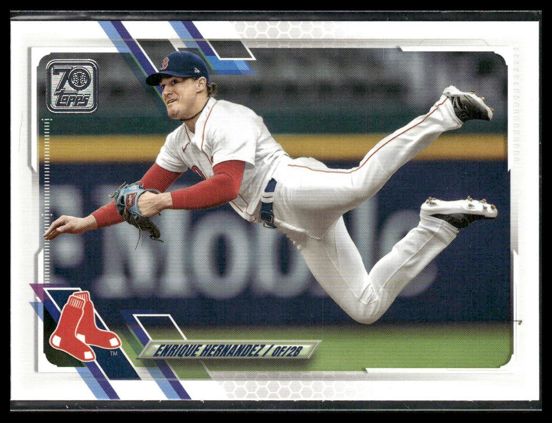 ⭐︎ Hernández⭐︎ Enrique Hernandez #465 2021 Topps Advanced Stat #/300 | eBay