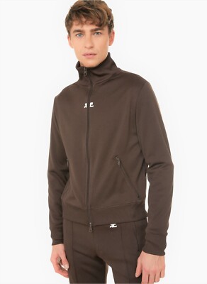 Courreges Zip Interlock Jersey Track Jacket Men's Unisex Courreges Zip Interlock Jersey Track Jacket Men's Unisex