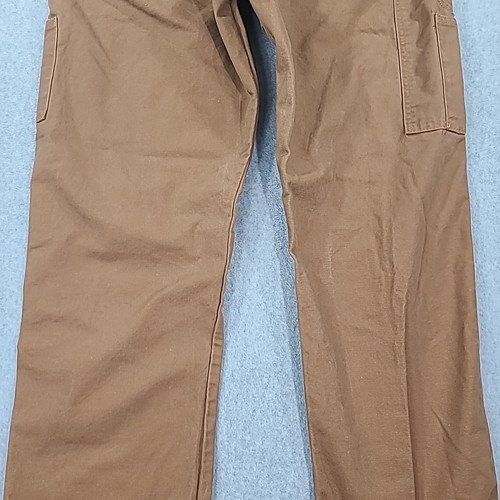 Bulwark FR Ultrasoft Carpenter Pants Men's 38x33 Brown Canvas Flame Resistant - Picture 22 of 24