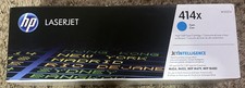 Genuine HP 414X Cyan High-yield Toner Cartridge  Works with HP Color LaserJet