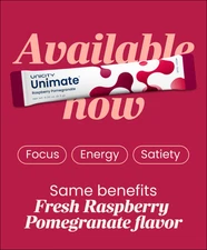 NEW Flavor! Unicity Unimate -30 pack Fresh Raspberry Pomegranate