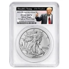 2023 (W) $1 American Silver Eagle PCGS MS70 FDOI Trump 45th President Label