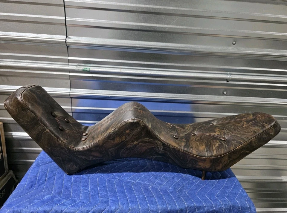 Nuevo de Lote Antiguo Harley Davidson King and Queen Chopper Seat Sportster Ironhead XL XLH XLCH Foto 4 de 4