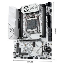 MACHINIST X99 Motherboard LGA 2011-3 White with DDR4, M.2,PCIe 3.0,TPM 2.0 slot