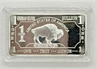 1 oz German Buffalo Bar - Alloy Art Bar in Capsule