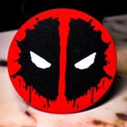 3-Piece Deadpool Coaster Set – Marvel Antihero Drink Coasters