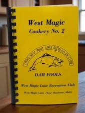 West Magic Cookery Cookbook Lake Recreation Club Shosone Idaho 1970s Recipes