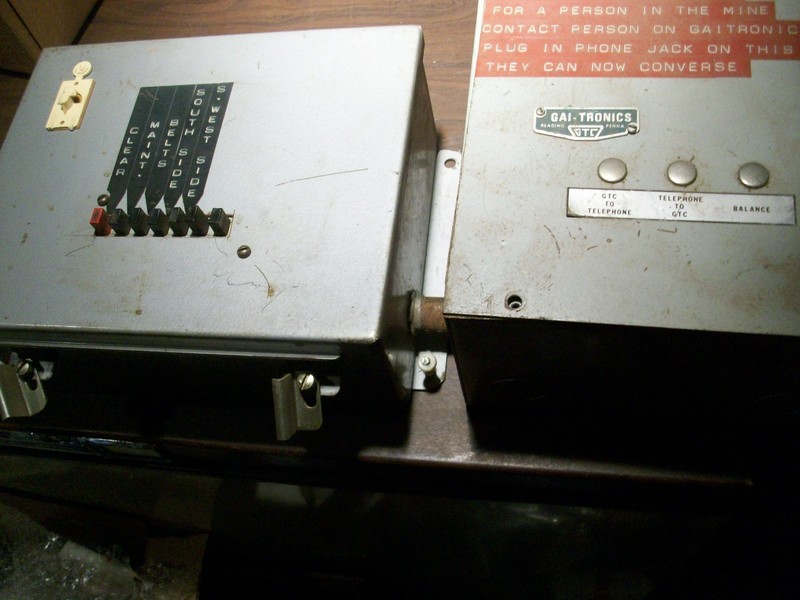 GAI-TRONICS HOIST ROOM  Call Box /  control  Box White Pine Copper Mine UP MICH