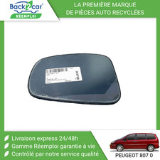 Glace de rétroviseur Peugeot 807