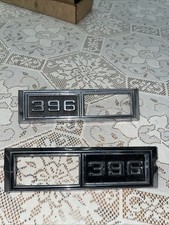 Chevrolet 1968 396 Side Marker Emblems Pair Chevelle Impala Nova El Camino