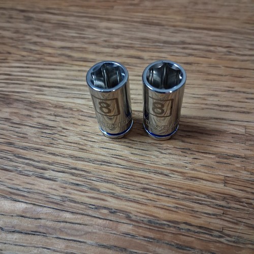 kobalt 1/4" drive standard 6-point sockets metric set of 19 4mm-14mm blue band - Picture 7 of 14
