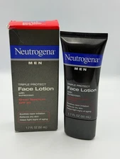 Neutrogena Men Triple Protect 1.7oz Face Lotion SPF20 DISCONTINUED EXP SEE PHOTO