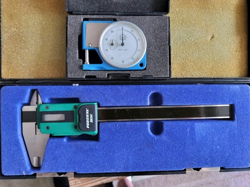 Federal Made In Sweden Digital Caliper Micrometer LCD & Dial Thickness.Gauge