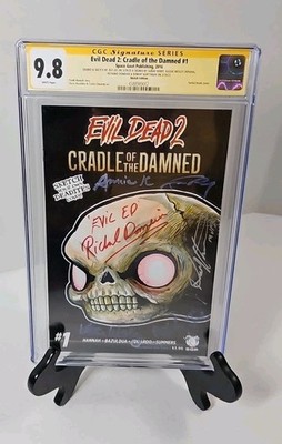 Evil Dead 2: CRADLE of The DAMNED #1 CGC 9.8 SSx4 RARE!! LOT# 1212