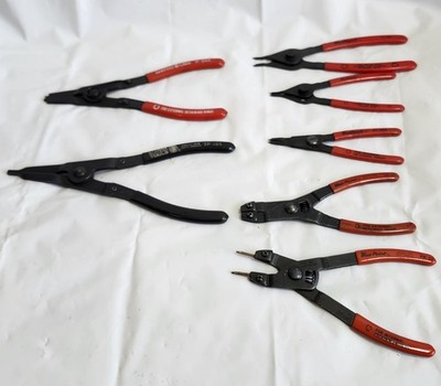 Snap Ring Pliers Matco Tools -- Blue Point -- Blackhawk USA Lot Of 7 