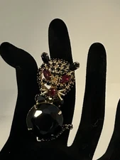 Cat Brooch Alice Caviness Style Vintage Pin