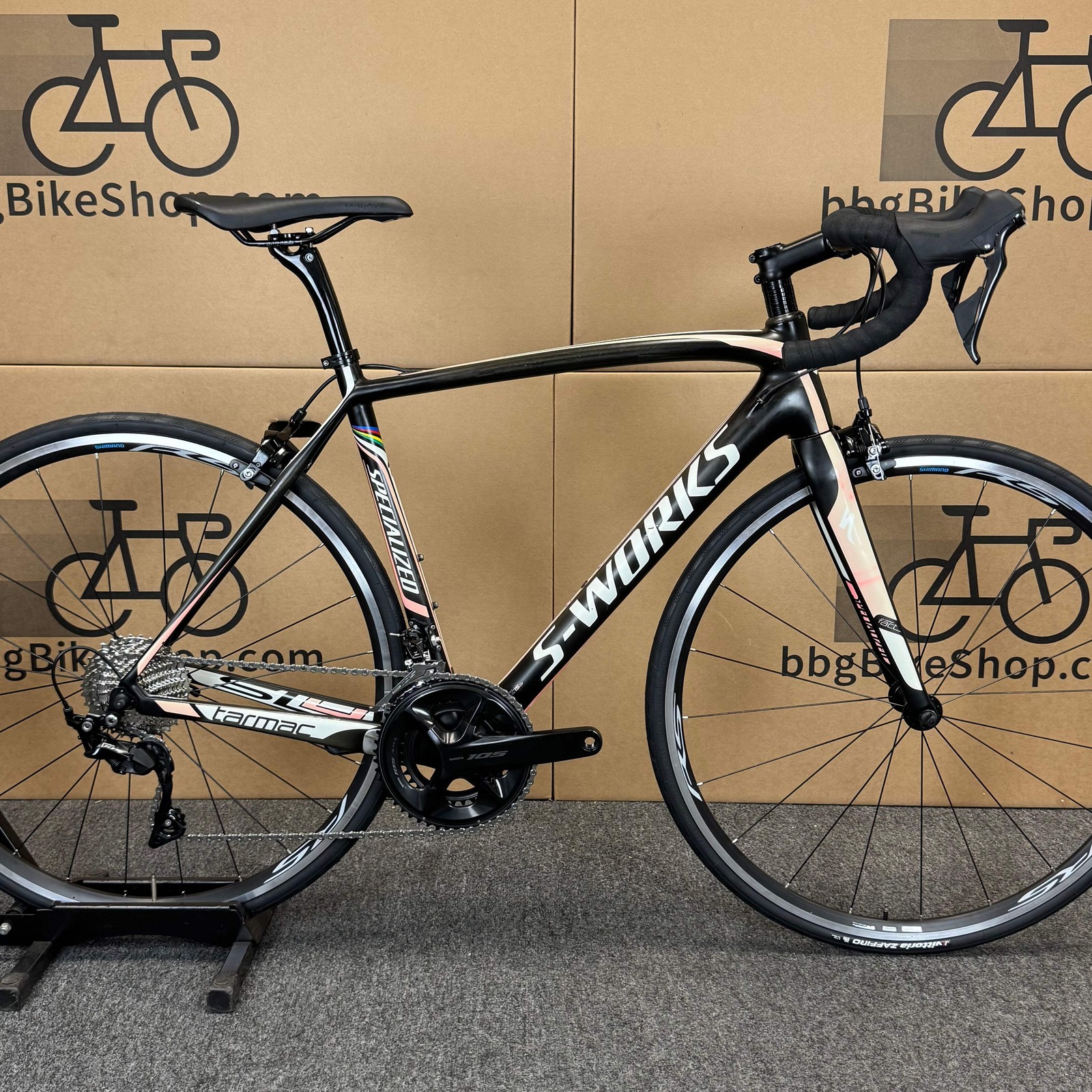 Used Specialized S-Works Tarmac SL4, 11-speed Shimano 105, Carbon Road Bike 54cm