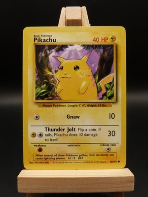Pokemon Common Karte: Pikachu 58/102 (Base Set)