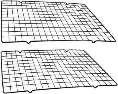   2-Pack Heavy-duty Cooling Rack for Baking Stacking 10 x 16 Inch Stainless